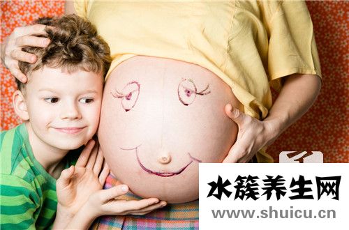 怀男宝肚型