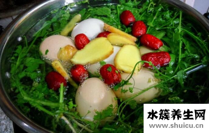 地菜煮鸡蛋的功效