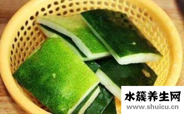 冬瓜皮的作用