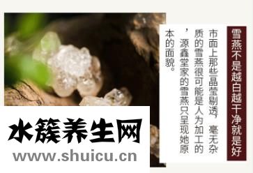 雪燕和燕窝的区别