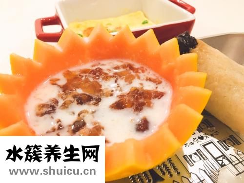 木瓜炖桃胶