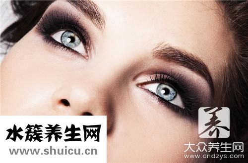 纹眉后
