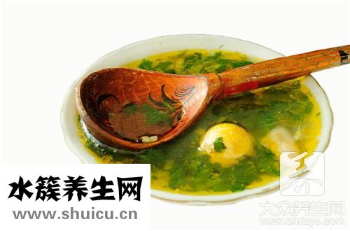 菠菜蛋花汤