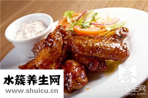 烧烤鸡翅
