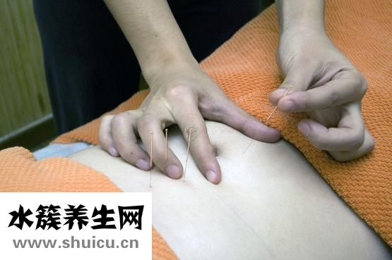 针灸穴位图（针灸扎部位的方法图解）