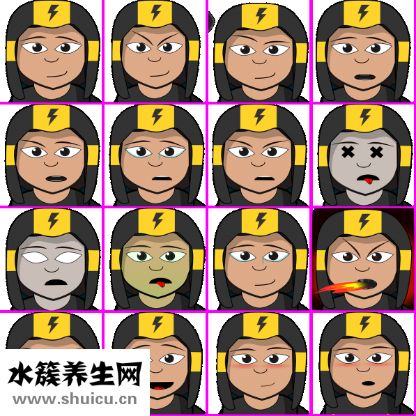 头部骨骼结构图