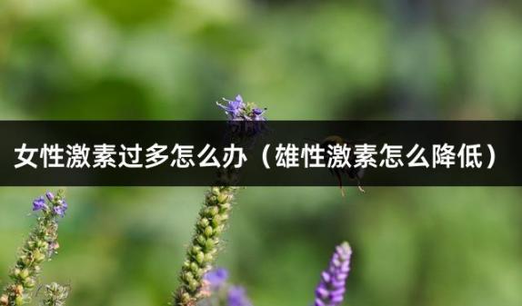 女性激素过多怎么办（雄性激素怎么降低）