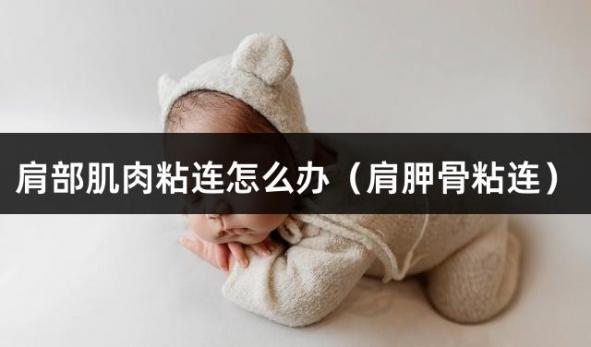 肩部肌肉粘连怎么办（肩胛骨粘连）
