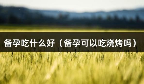 备孕吃什么好（备孕可以吃烧烤吗）