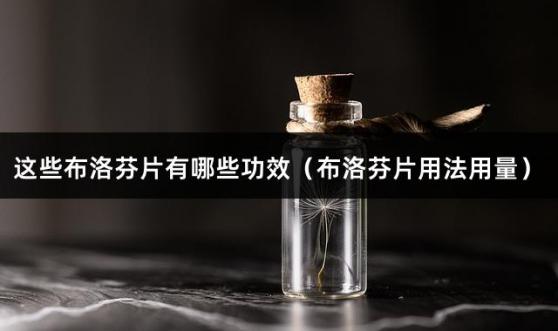 这些布洛芬片有哪些功效（布洛芬片用法用量）