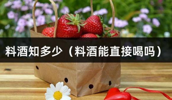 料酒知多少（料酒能直接喝吗）