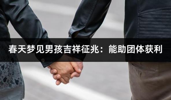 春天梦见男孩吉祥征兆：能助团体获利