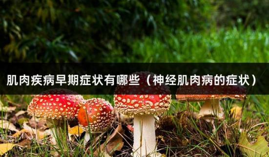 肌肉疾病早期症状有哪些（神经肌肉病的症状）
