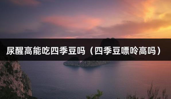 尿醒高能吃四季豆吗（四季豆嘌呤高吗）