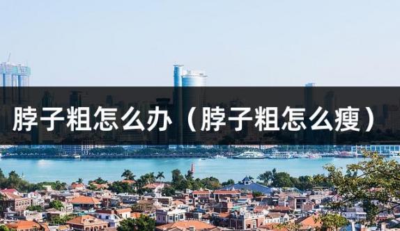 脖子粗怎么办（脖子粗怎么瘦）