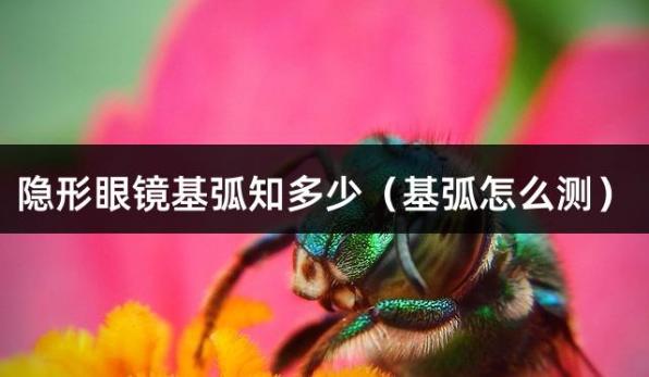 隐形眼镜基弧知多少（基弧怎么测）