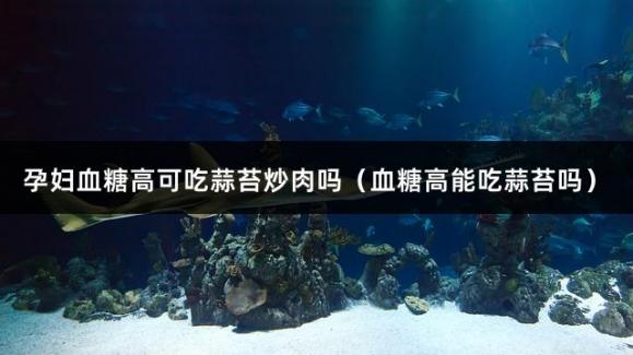 孕妇血糖高可吃蒜苔炒肉吗（血糖高能吃蒜苔吗）