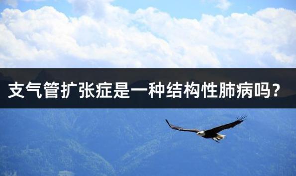 支气管扩张症是一种结构性肺病吗？