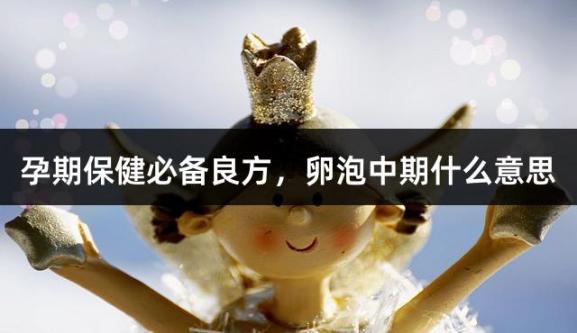孕期保健必备良方，卵泡中期什么意思