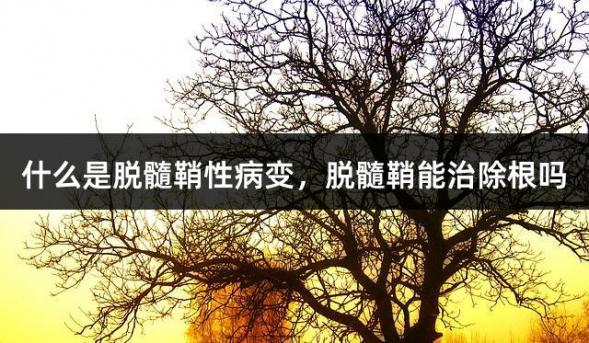 什么是脱髓鞘性病变，脱髓鞘能治除根吗