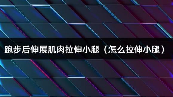 跑步后伸展肌肉拉伸小腿（怎么拉伸小腿）
