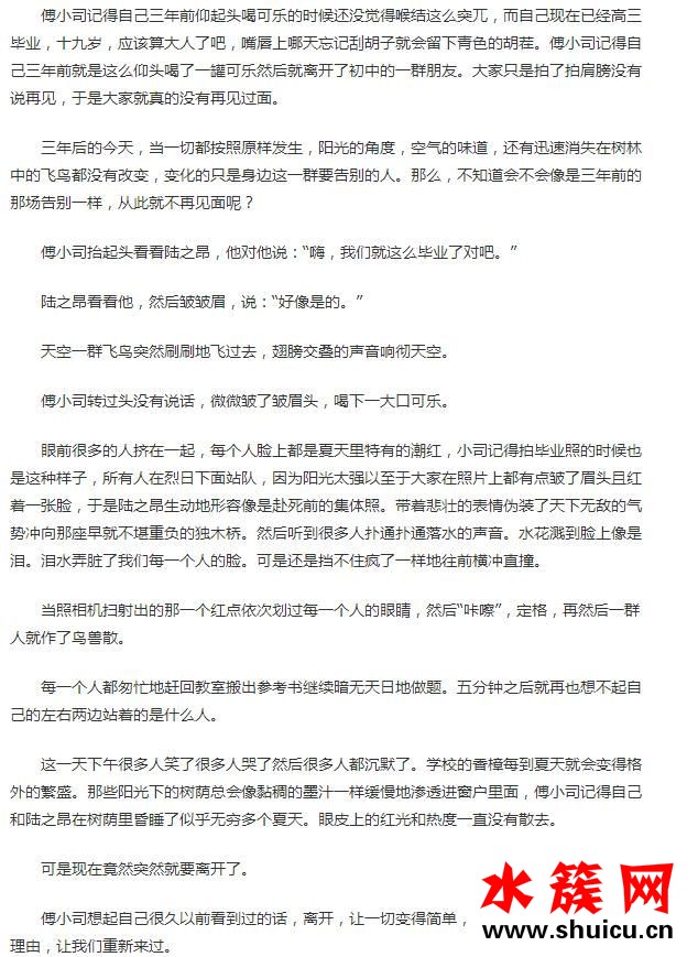 夏至未至小说详细内容简介