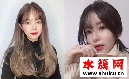 刘海长了怎么吹露额头