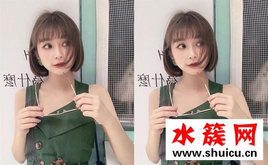 适合大脸的短发发型