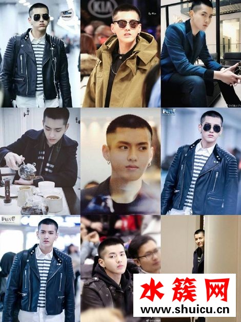 吴亦凡造型像光头强
