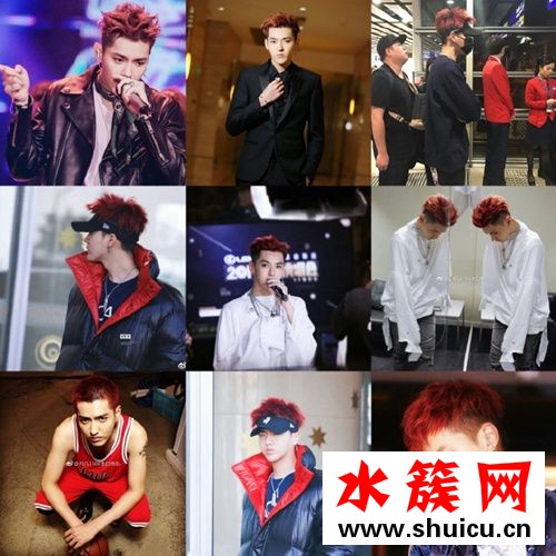 吴亦凡造型像光头强