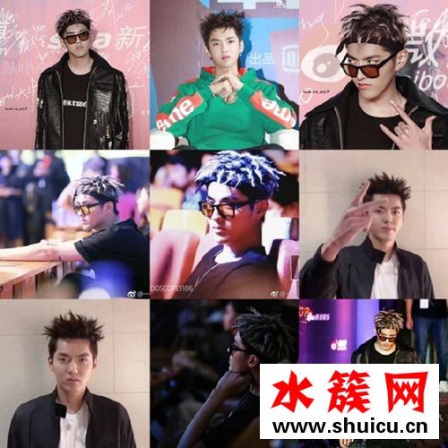吴亦凡造型像光头强
