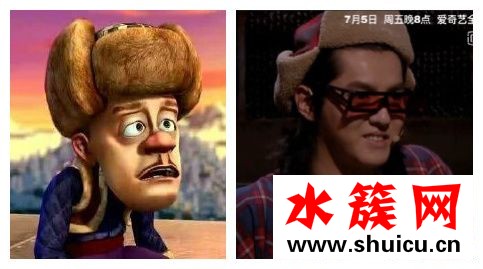 吴亦凡造型像光头强