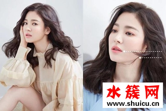 脸型与发型重心的关系