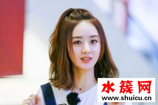 赵丽颖德芙广告发型