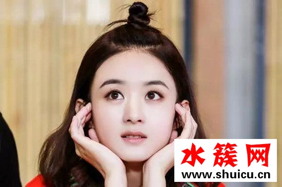 赵丽颖德芙广告发型