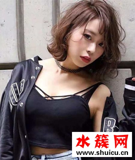 齐肩发型烫什么卷好看
