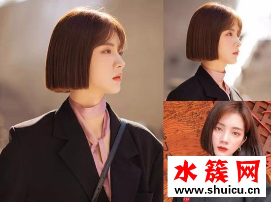 2019流行齐脸短发图片