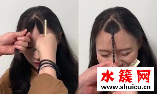 学生空气刘海怎么剪