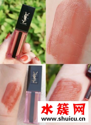 YSL水光染唇釉610试色