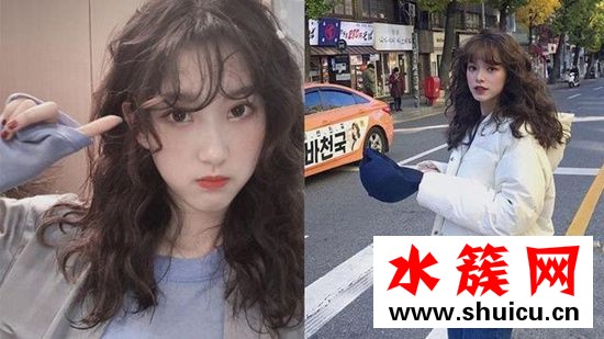 2018年韩式羊毛卷发型