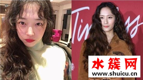2018年韩式羊毛卷发型